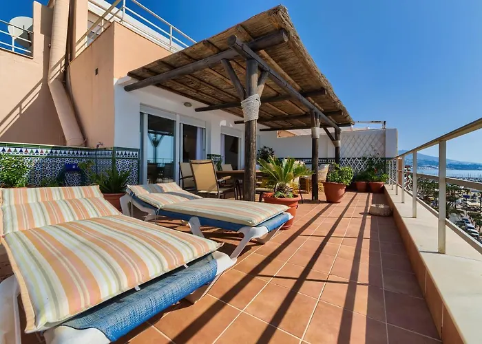 Lejlighed Holidays2fuengirola Duplex 1st Line Sea, Terrace