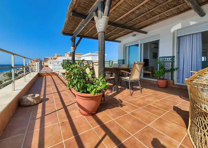 Holidays2fuengirola Duplex 1st Line Sea, Terrace *